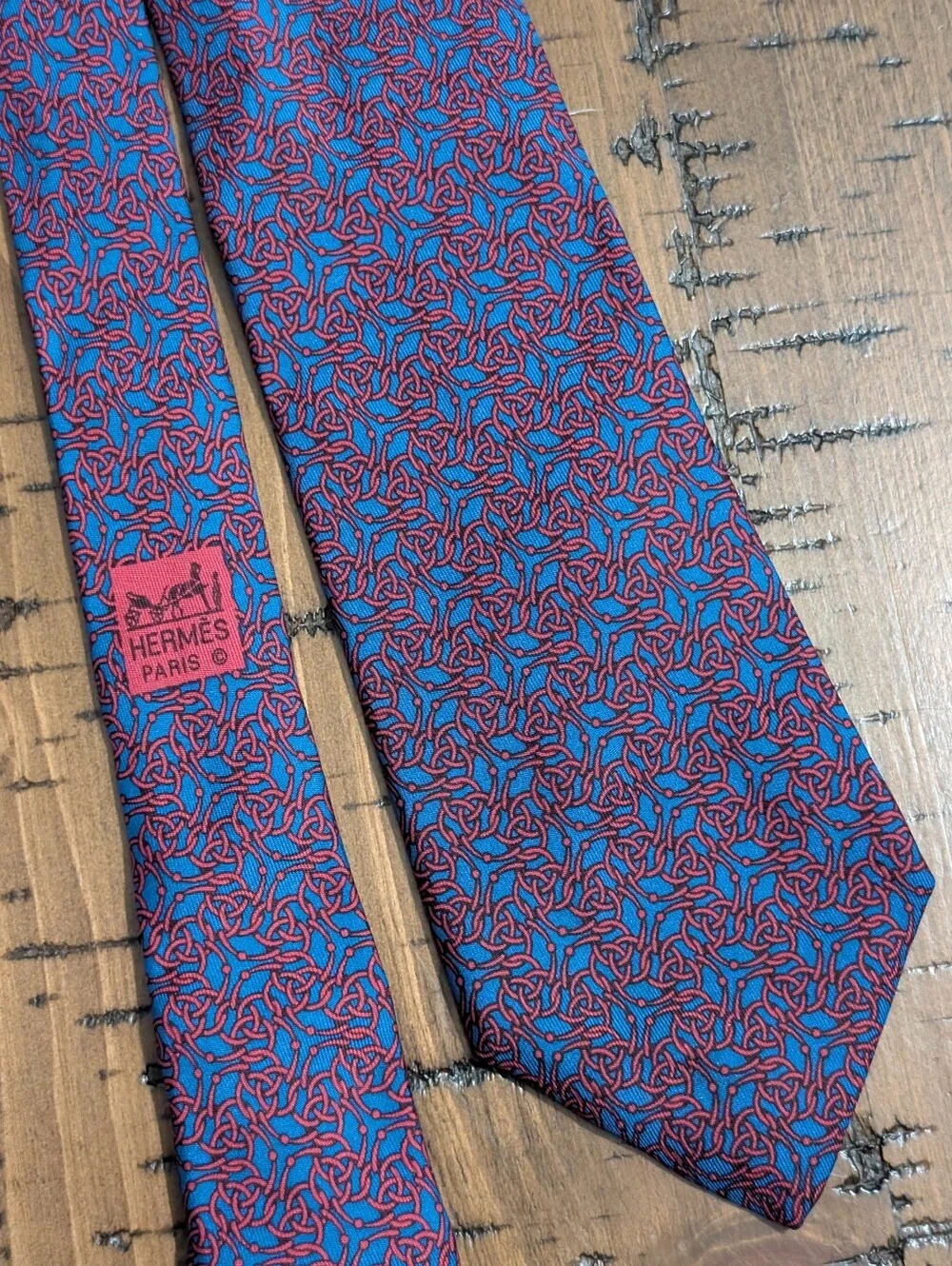 VTG- Hermes 100% Silk Tie